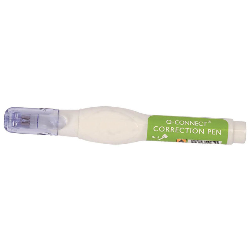 Stilou Corector 8 ml cu Vârf Metalic Q-Connect