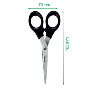 Foarfecă de Birou 16,5 cm Neagră Oțel Inoxidabil Leitz