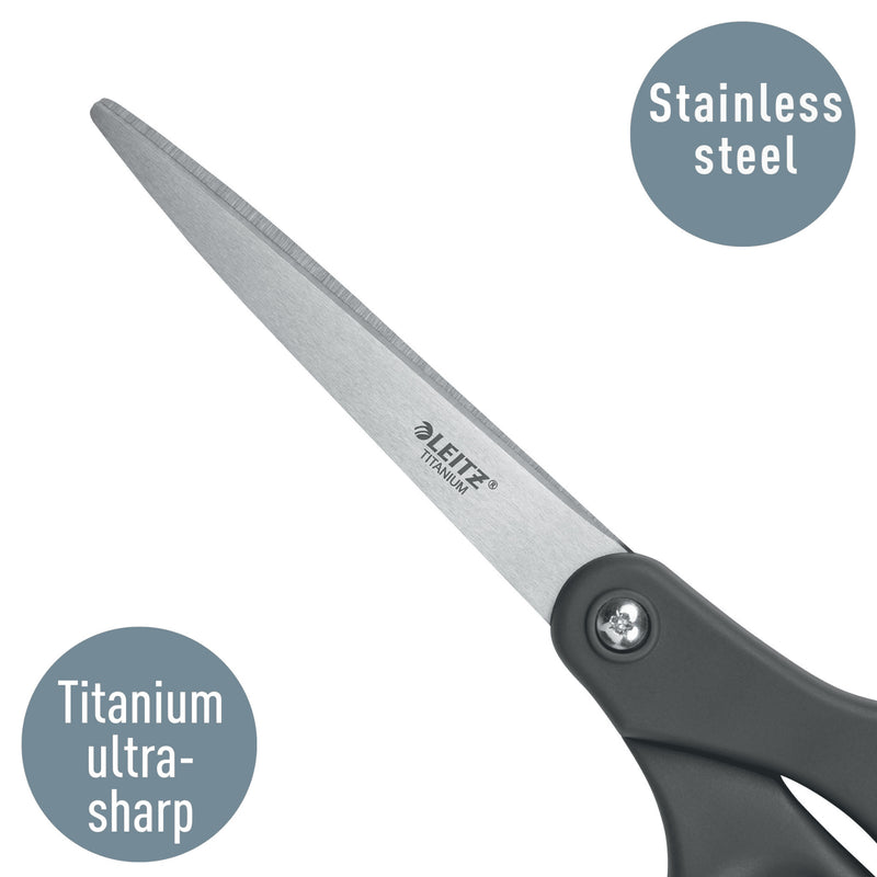 Foarfecă de Birou 20,5 cm Gri Titanium Leitz