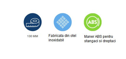 Foarfecă pentru Copii Kaicut 13 cm Blister Înaltă Precizie Alpino