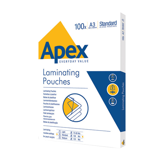 Folie Laminare Apex A3 100 microni 100 buc Fellowes
