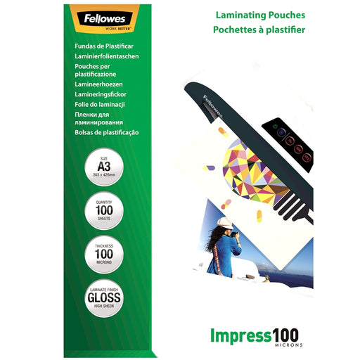 Folie Laminare A3 100 microni 100 buc Fellowes