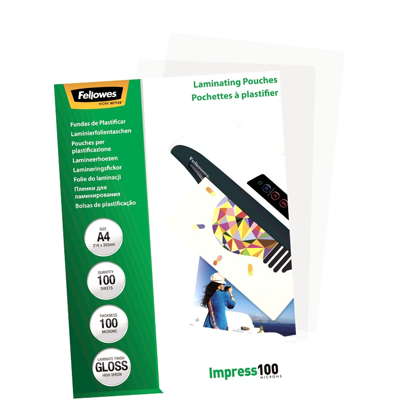 Folie Laminare A4 100 microni 100 buc Fellowes