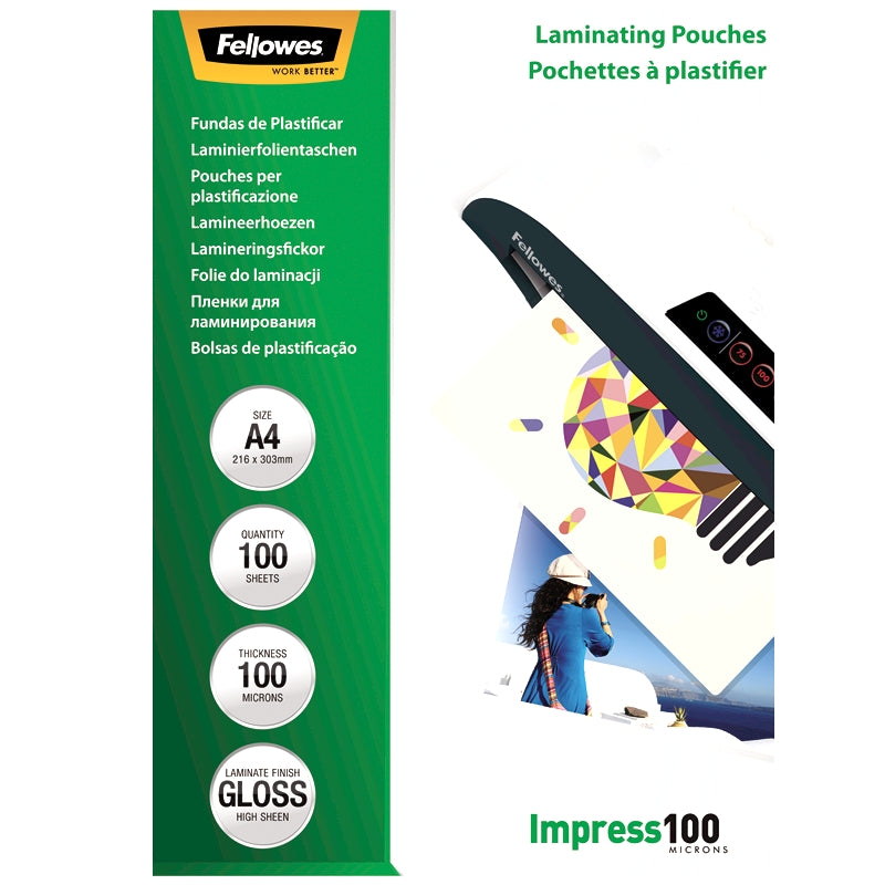 Folie Laminare A4 100 microni 100 buc Fellowes