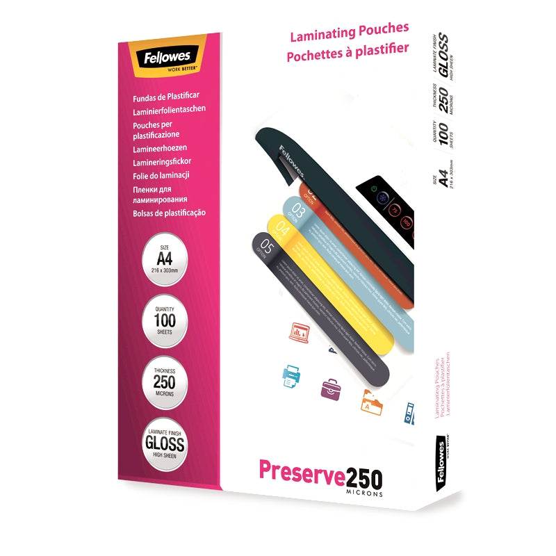 Folie Laminare A4 250 microni 100 buc Fellowes