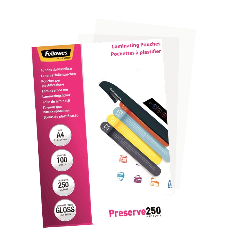 Folie Laminare A4 250 microni 100 buc Fellowes