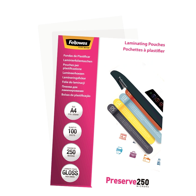 Folie Laminare A4 250 microni 100 buc Fellowes