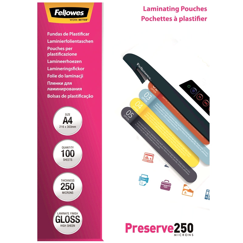 Folie Laminare A4 250 microni 100 buc Fellowes