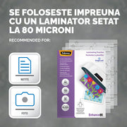 Folie Laminare ImageLast A4 80 microni 100 buc Fellowes