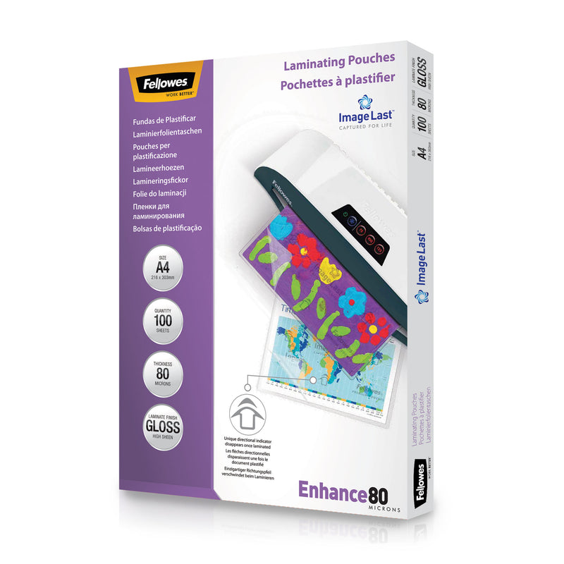 Folie Laminare ImageLast A4 80 microni 100 buc Fellowes