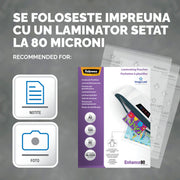 Folie Laminare ImageLast A5 80 microni 100 buc Fellowes
