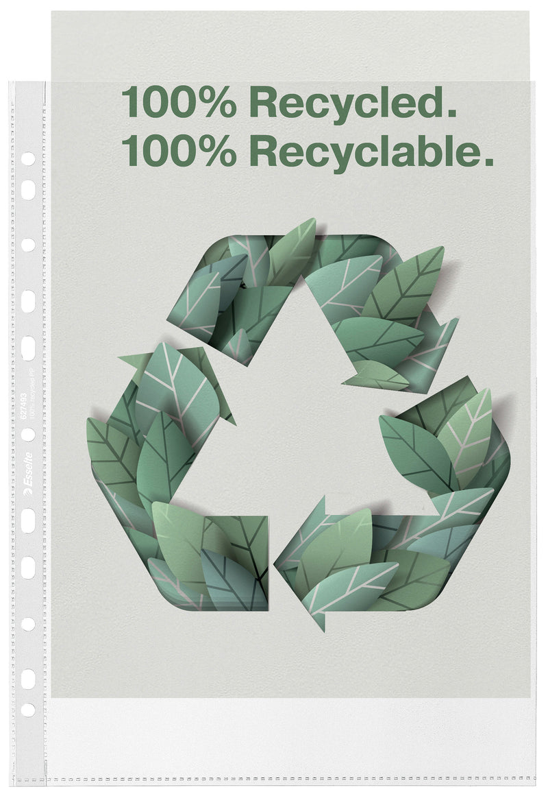 Folii Protecție A4 Recycled, 70 Microni, 100/set - Esselte