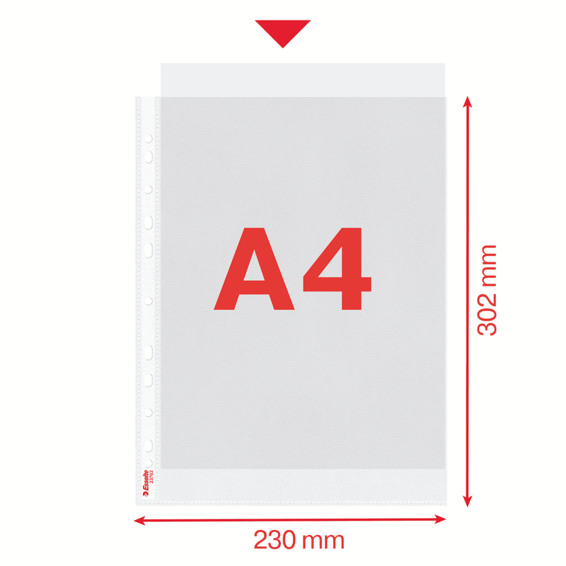 Folii Protecție A4, 85 Microni, 100/set - Esselte