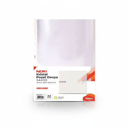 Folii Protecție A4 Cristal, 60 Microni, 100/set Noki