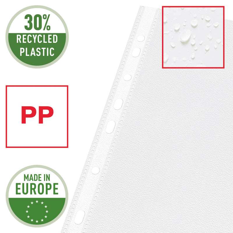 Folii Protecție A4 cu Clapă Laterală, 100 Microni, 10/top - Esselte