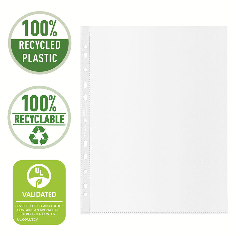 Folii Protecție A4 Maxi Recycled, 70 Microni, 50/cutie - Esselte