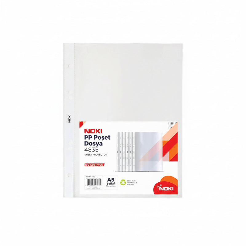Folii Protecție A5, 40 Microni, 100/set Noki