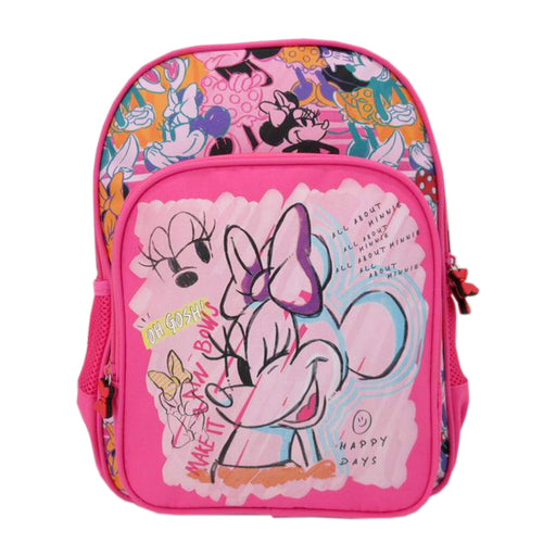Ghiozdan Clasa 0 Minnie Mouse Who Me 2 Fermoare 38x27x12 cm Pigna