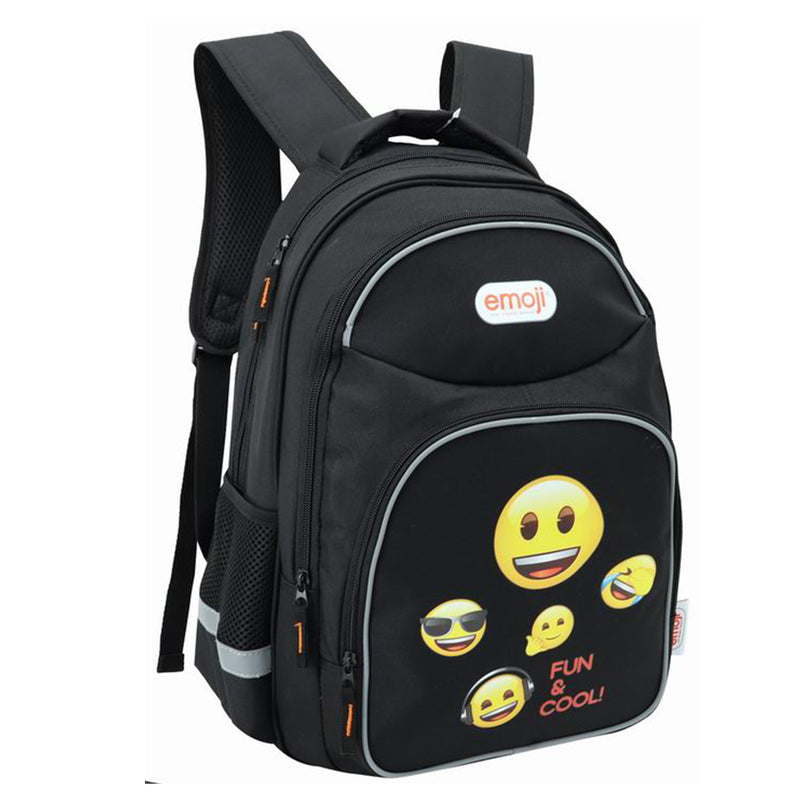 Ghiozdan Gimnaziu Emoji Clasic 3 Fermoare 42x30x20 cm Pigna