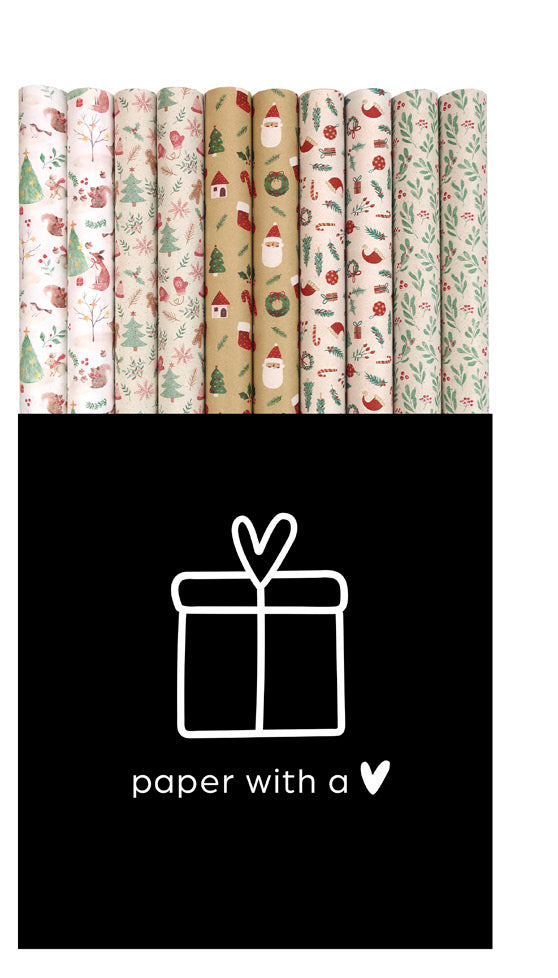 Hârtie de Ambalaj Rolă 70 cm x 2 m Christmas Town Rotolux