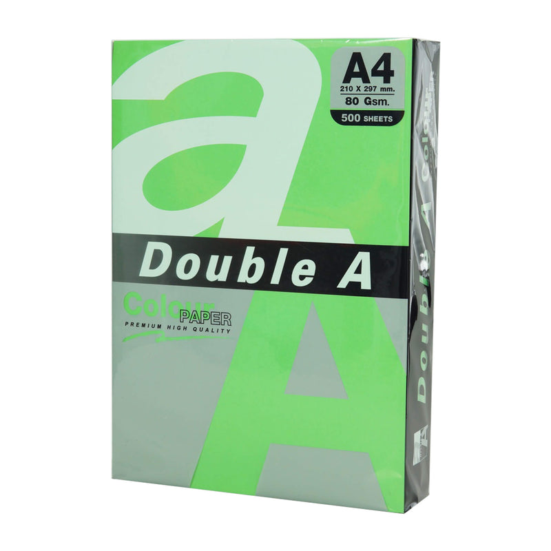 Hârtie Color Copiator A4 Neon 75g 100 Coli/Top Double A Verde