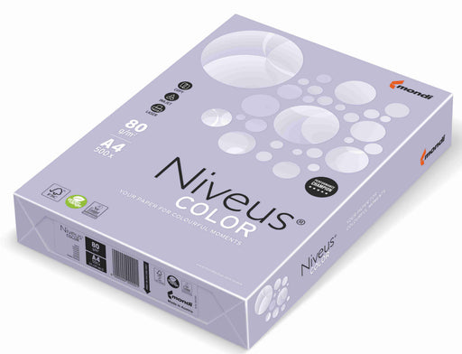 Hârtie copiator color Lavanda Trend, Niveus, format A4, 80g, top 500 coli