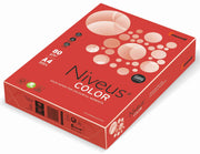 Hârtie copiator color Roșu Intens, Niveus, format A4, 80g, top 500 coli