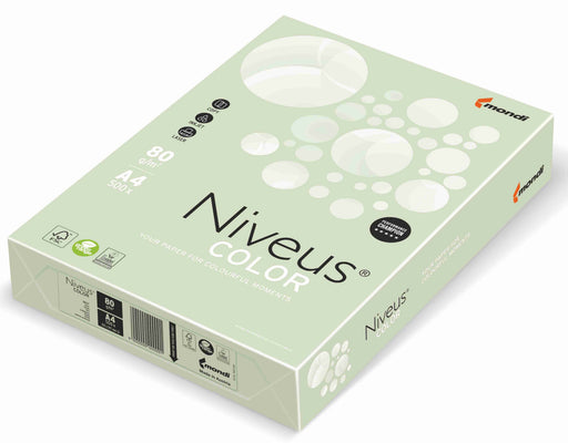 Hârtie copiator color Verde Pal, Niveus, format A4, 80g, top 500 coli
