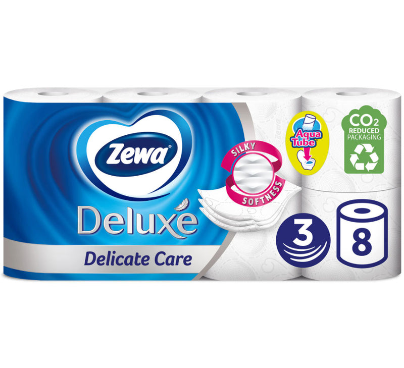 Hartie igienica Zewa 3 straturi - 8 role Delicate Care