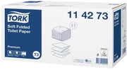 Hartie igienica intercalata Tork Premium T3 bulk 2 straturi - 1 pachet - imagine 2