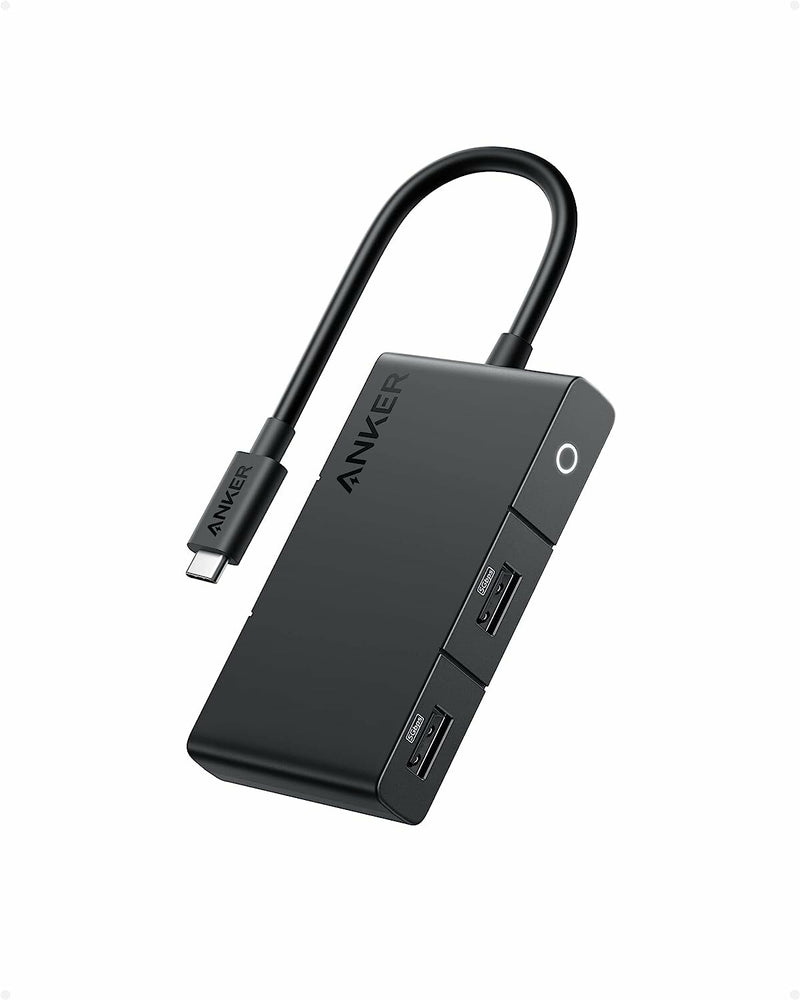 Hub USB-C Anker 332 5-in-1 HDMI 4K USB-C 5Gbps 2x USB-A PD 100W negru - imagine produs
