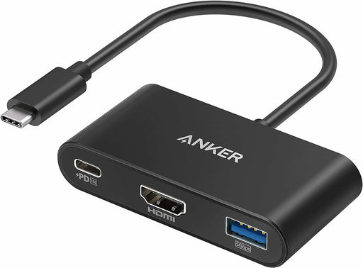 Hub USB-C PowerExpand 3-in-1 HDMI 4K USB-A PD 100W Gri - Anker