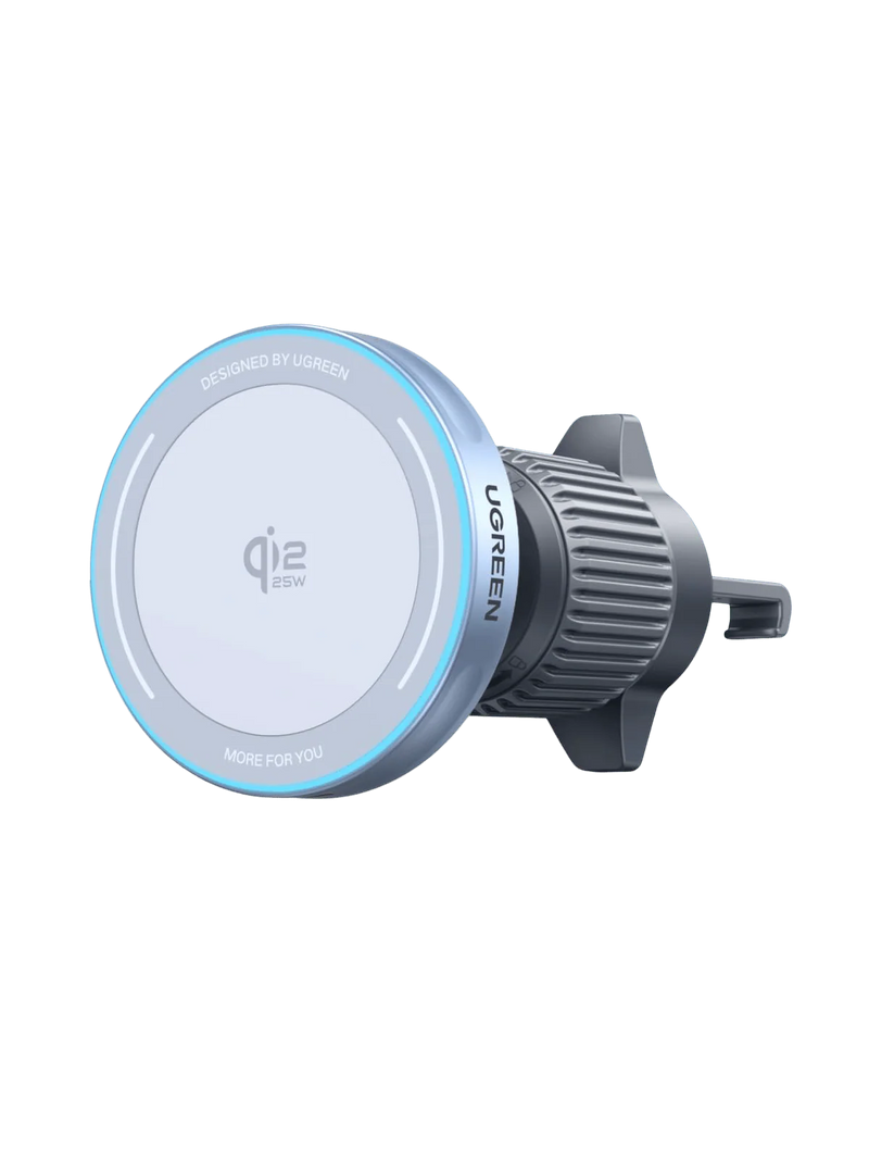Incarcator auto wireless Ugreen MagFlow W758 Qi2 25W MagSafe albastru