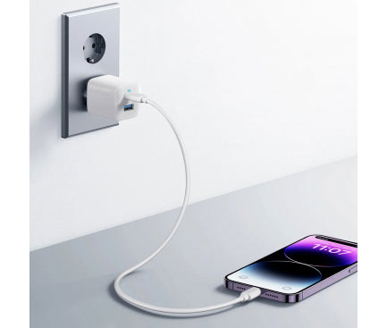 Încărcător Rețea 323 33W USB-C USB Alb - Anker