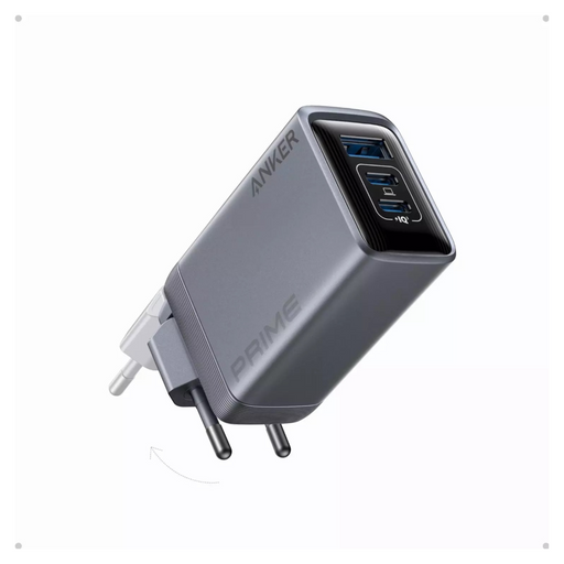 Încărcător Rețea Prime GaN 100W 2x USB-C 1x USB-A Gri Anker