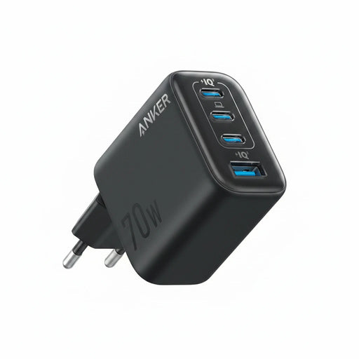 Încărcător Rețea Zolo 70W 3x USB-C 1x USB-A Negru Anker