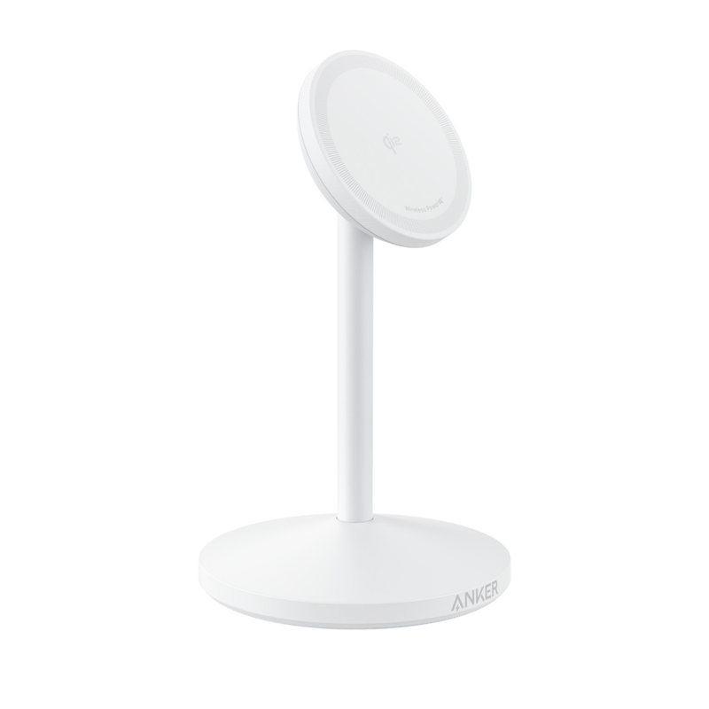 Incarcator Wireless Anker MagGo Stand Qi2 360 15W pentru iPhone alb - imagine produs