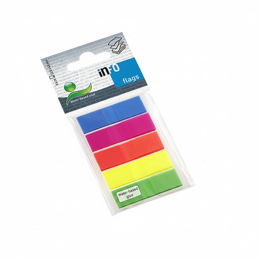 Index Adeziv 12,5x43 mm, 26 File, 5 Culori Neon - Info Notes