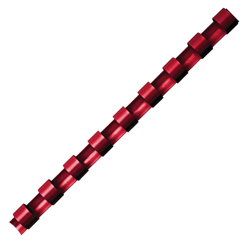 Inele Plastic Roșii 12 mm 56-80 coli 100 buc Fellowes