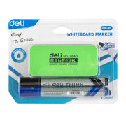 Kit Whiteboard cu Burete Magnetic și 2 Markere Deli