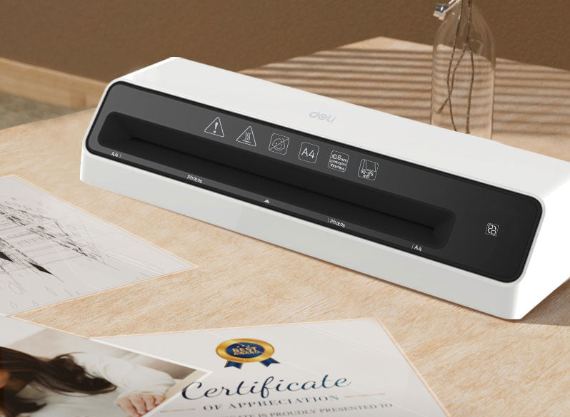 Laminator A4 Dual Hot/Cold 175 Microni ET103 Deli
