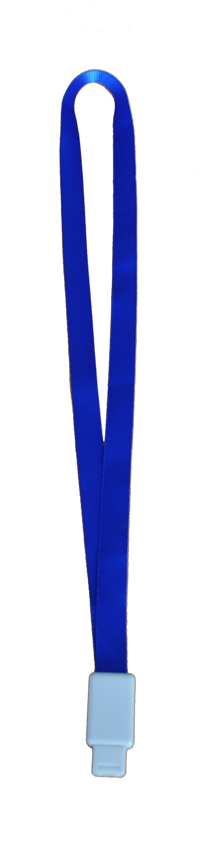 Șnur Textil pentru Legitimații și Ecusoane 15 mm cu Clip Retractabil Kejea Albastru