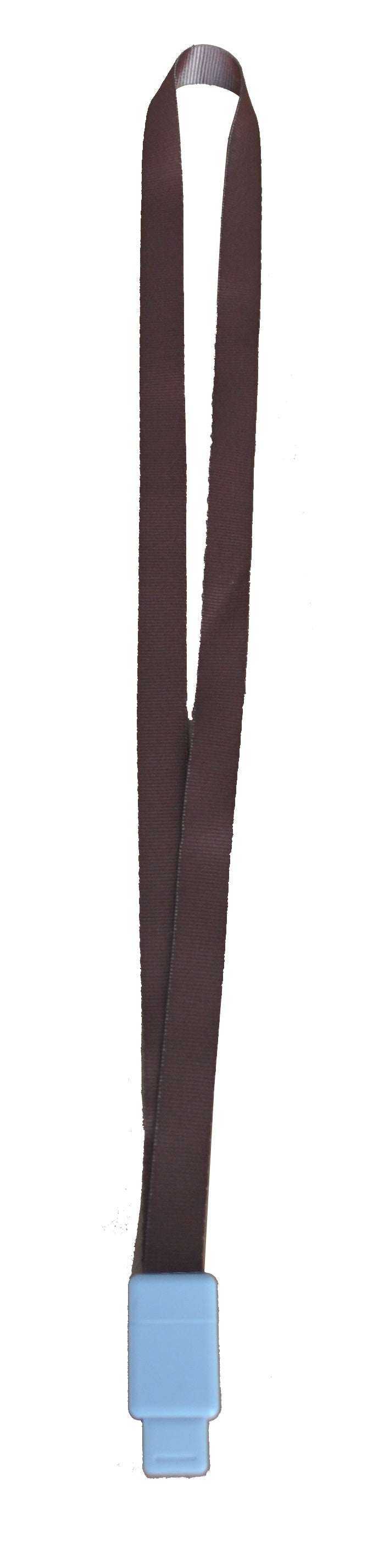 Șnur Textil pentru Legitimații și Ecusoane 15 mm cu Clip Retractabil Kejea Cafeniu