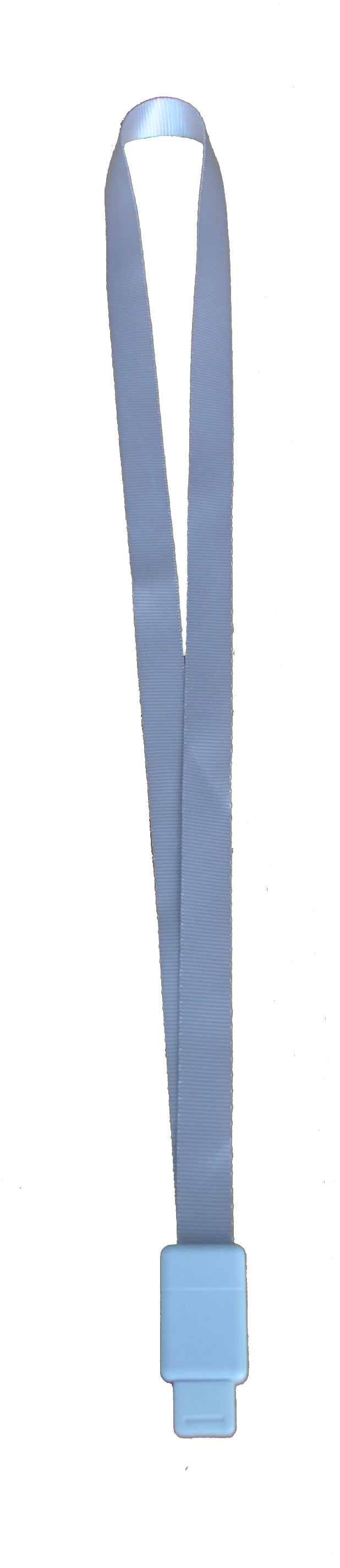 Șnur Textil pentru Legitimații și Ecusoane 15 mm cu Clip Retractabil Kejea Gri