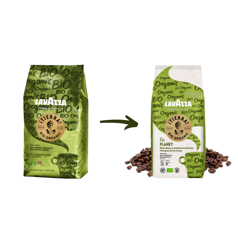 Cafea Boabe Tierra Bio Organic UTZ 1kg Lavazza