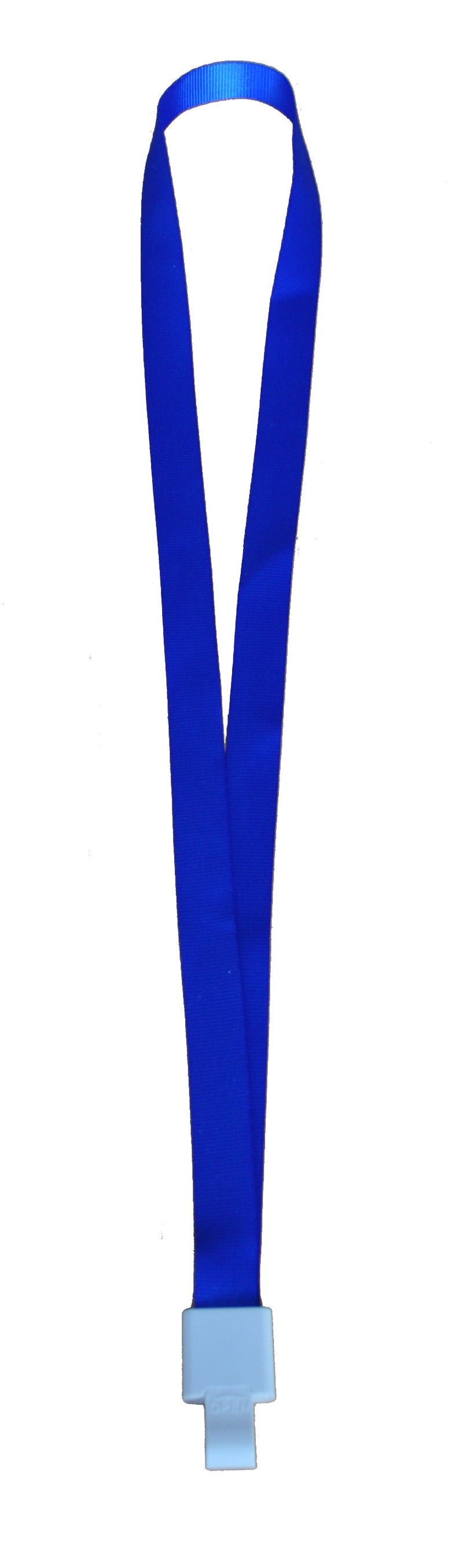 Șnur Textil pentru Legitimații și Ecusoane 15 mm cu Sliding Clip Kejea Albastru