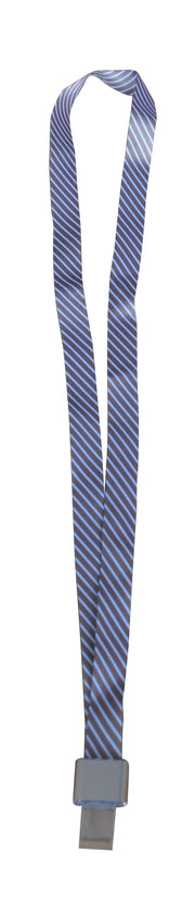 Șnur Textil pentru Legitimații și Ecusoane 15 mm cu Clip Metalic Kejea Gri