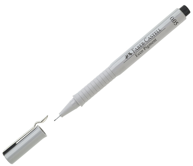 Liner Ecco Pigment 0,05 mm Negru Faber-Castell