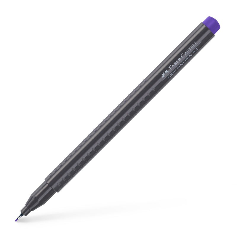 Liner Grip 0,4 mm Albastru-Violet Faber-Castell
