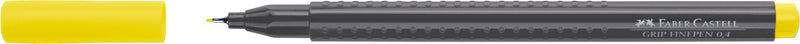 Liner Grip 0,4 mm Galben Crom Faber-Castell